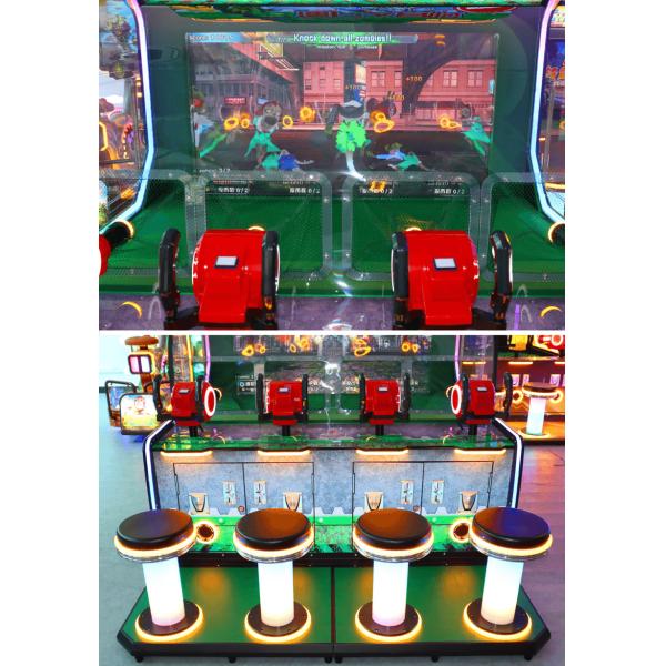 700W Ticket Redemption Game Machine Coin Op Zombie Splash - 4 Players Ball Shooting Game Arcade Machine