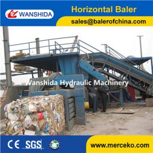 China Y82-125 China horizontal Waste Paper Balers manual belting with feeding conveyor manufacturer on sale