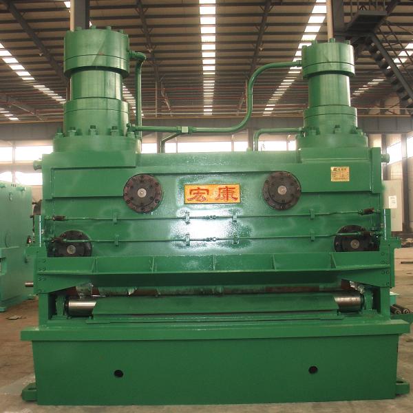 Steel Shearing Machine with Fixed Length Cross Cutting Capability and Gearbox Drive