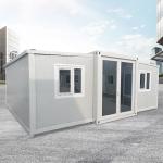 Expandable Container House with Steel Frame and Weather-resistant Sandwich Panel
