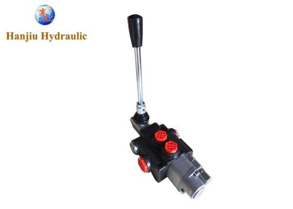 Quality Hydraulic Loader Control Valve One Spool 4way 3 Position Spring Center Spools With Handle And Float Spool for sale