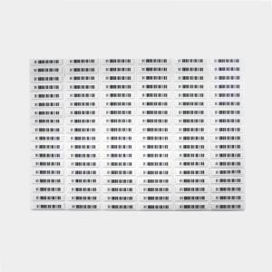 Wholesale Scannable Perforated Plastic Barcode Security Label Compatible With Barcode Printers from china suppliers
