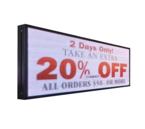 China mix color P5 FCC Waterproof 12 Volt Scrolling LED Sign on sale