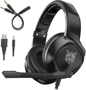 Omnidirectional HD Clarity Wired Gaming Headset With USB Input Flexible Microphone