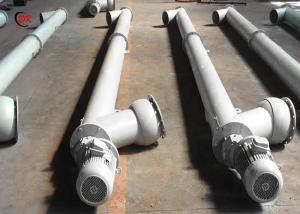 Coal U Type Carbon Steel Screw Conveyor Capacity Of 100 Kg Hr Power