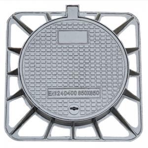 China Non Corrosive Ductile Iron Manhole Cover D400 600mm For Underground Utilities on sale