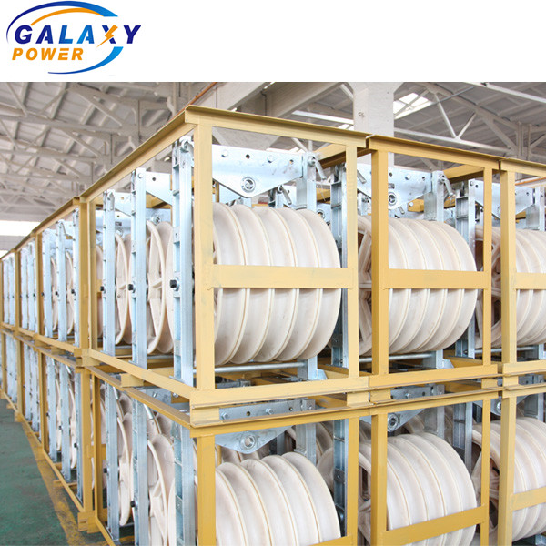 Five Nylon Wheels Stringing Block Conductor Size Under 500mm2