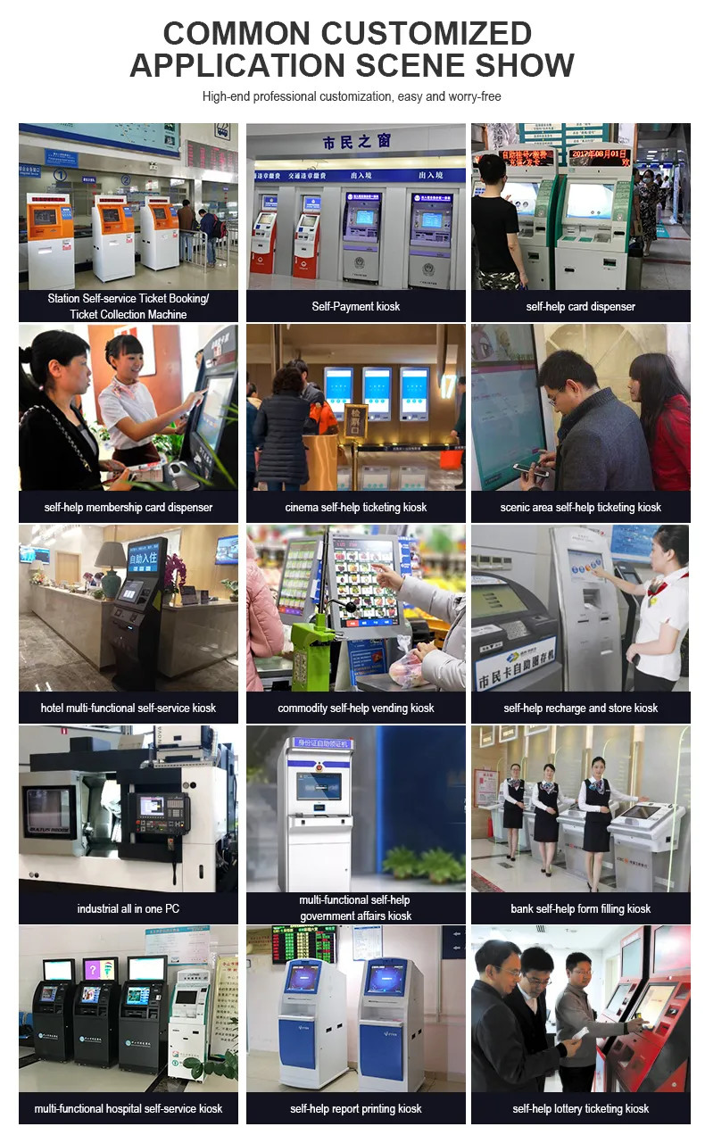 Oem Odm Touch Screen Document Scanning Copying And Printing Self Service Print Terminal Kiosk