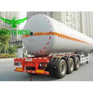 55000Ltr Gas Tank Semi Trailer Three Axles Lng Semi Trailer