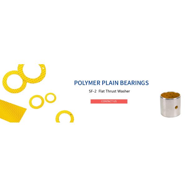 Oilless SF-2 Bronze Bearing Flat Thrust Washer