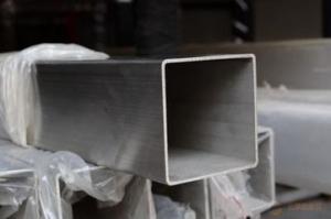 Wholesale 201 304 Stainless Steel Square Pipe / Tube with NO.4 Surface and PVC from china suppliers