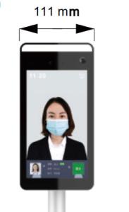 LINUX System Biometric Attendance Machine Face Detection MX 3520 600*1024