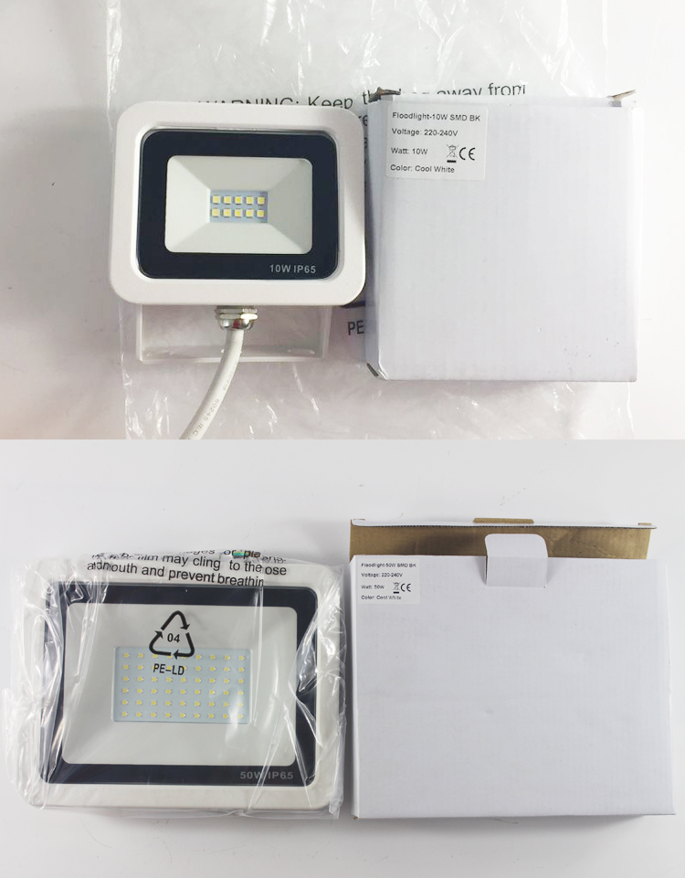 Super Brightness LED Outdoor Security Lights , Aluminum Alloy IP65 50w LED Flood Light
