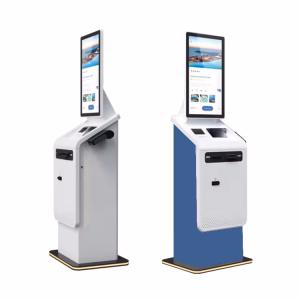 Wholesale 21.5 Self Service Kiosk With Touch Screen And Disorder ID Card Dispensor from china suppliers