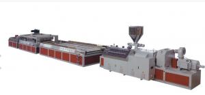 China WPC Display Board Wood Plastic Composite Extrusion Line , WPC Foam Board Machine on sale
