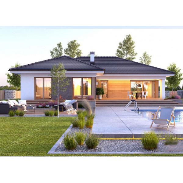 AS / NZS / USA Light Steel Frame Modular Prefabricated House Kits Villa