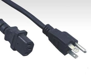 China North American cord set, UL/CSA approved C13 power cords with Nema 5-15p plug on sale
