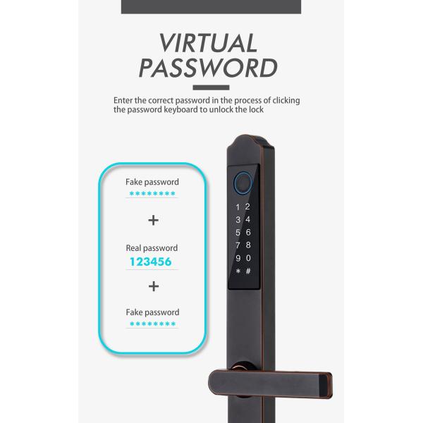 TuyaSmart Weatherproof Digital Lock ROHS Residential Door Locks Electronic