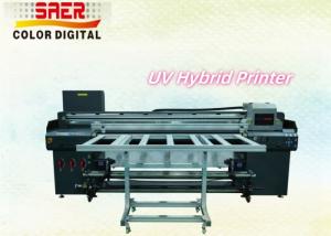 UV Hybrid Printer Flatbed And Roll To Roll Printing Machine With High Resolution