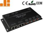 Four Channels Output DMX Signal Splitter With RJ45 / Screwless Terminal