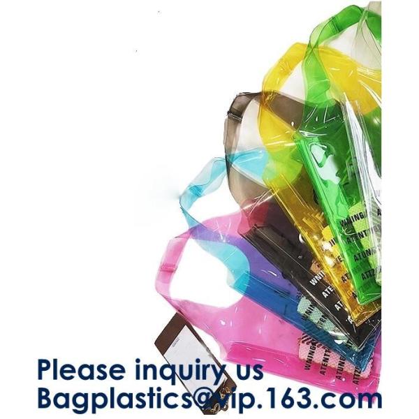 100% Manufacturer Eco-Friendly,Reusabl Promptly Delivery Reasonable Price,Custom printing Large Capacity Women Clear PVC