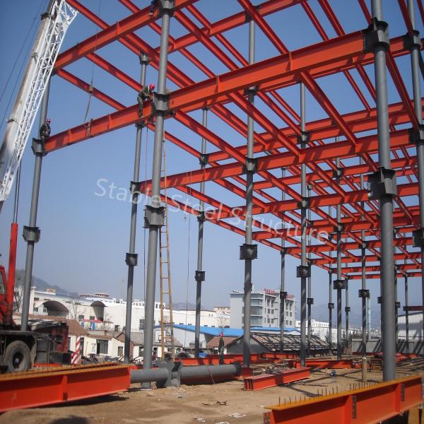 Quality Large Span Prefabricated Structural Steel Workshop with Best Design for sale