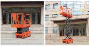 CFPT039ZP Self Propelled Mini Scissor Type Aerial Work Platform Electric Drive