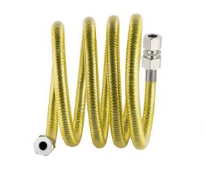 China DN10x400 Stainless Steel Gas Hose , SS304 Natural Gas Heater Hose on sale