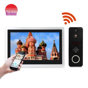 Wholesale 10 Inch big touch screen ip video intercom wi-fi video door phone doorbell IP video door bell SIP from china suppliers