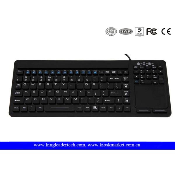 Desktop Mount IP68 Antimicrobial Waterproof Keyboard 107 Keys