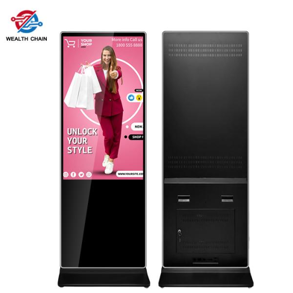 Quality 49" Portrait Freestanding Digital Display For Business Marketing HD LCD for sale