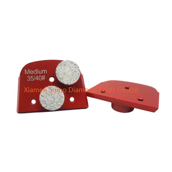 Quality Efficient Concrete Grinding Tools Double Round Segments Diamond Grinding Disk for sale