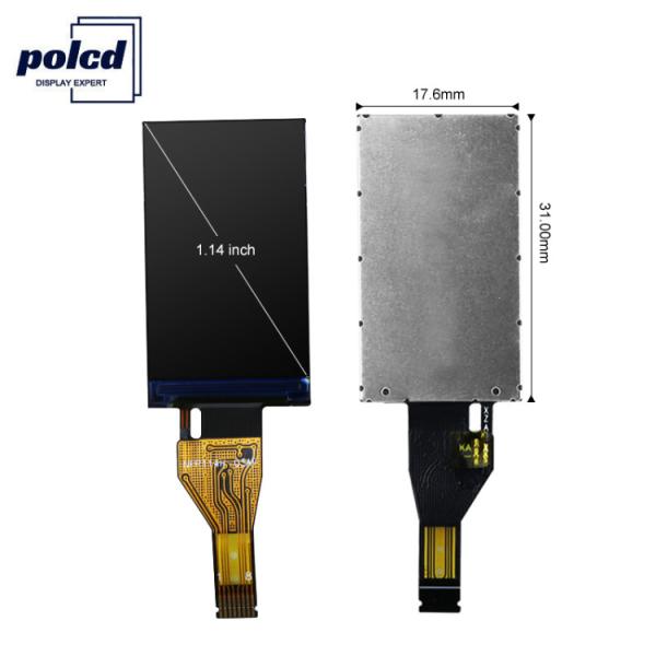 Quality Polcd 550 Nit Tft 1.14 135X240 TFT LCD Display RGB Vertical Stripe for sale