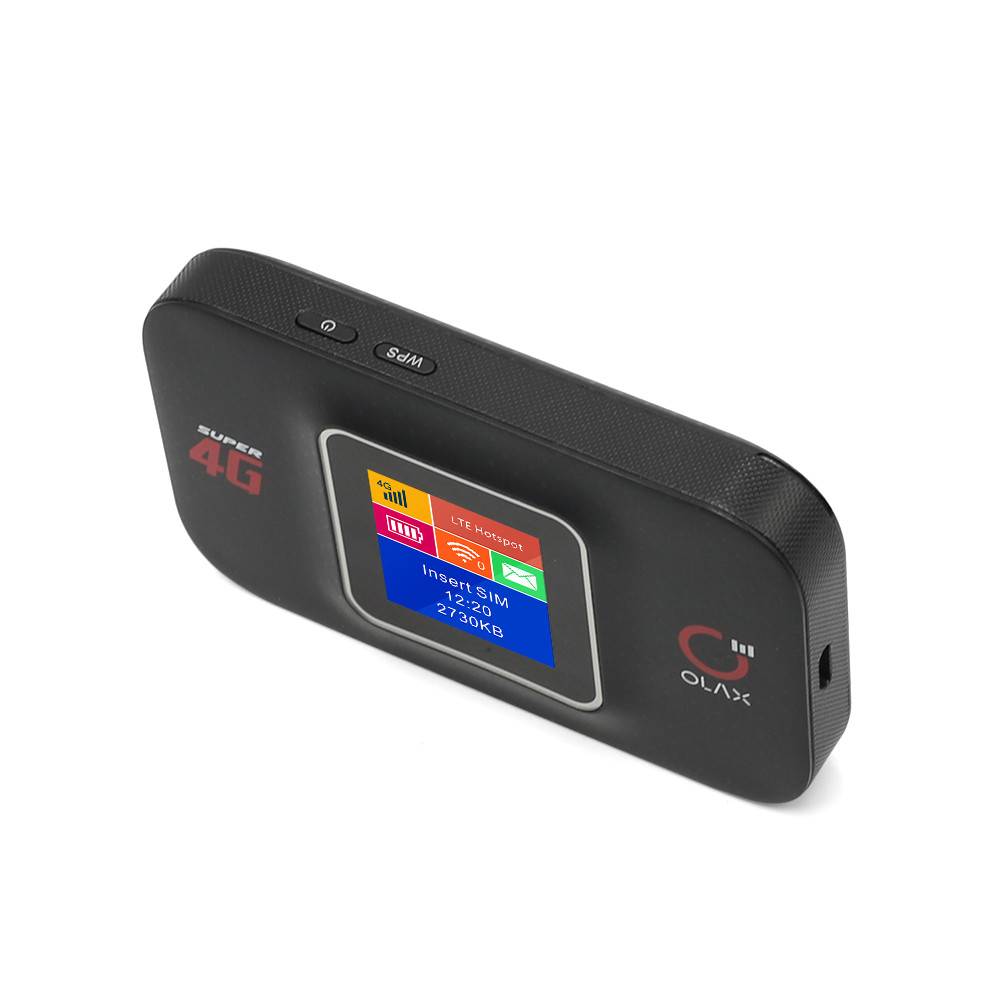 OLAX MF982 Mobile Mifi 4G Wireless Router Black Rechargeable Wifi Hotspot For Travel