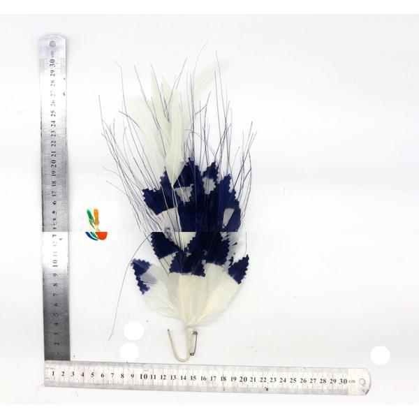 Party Decoration Feather Headwear Zig Zag Goose Feather Flower Mount Event Party Supplies