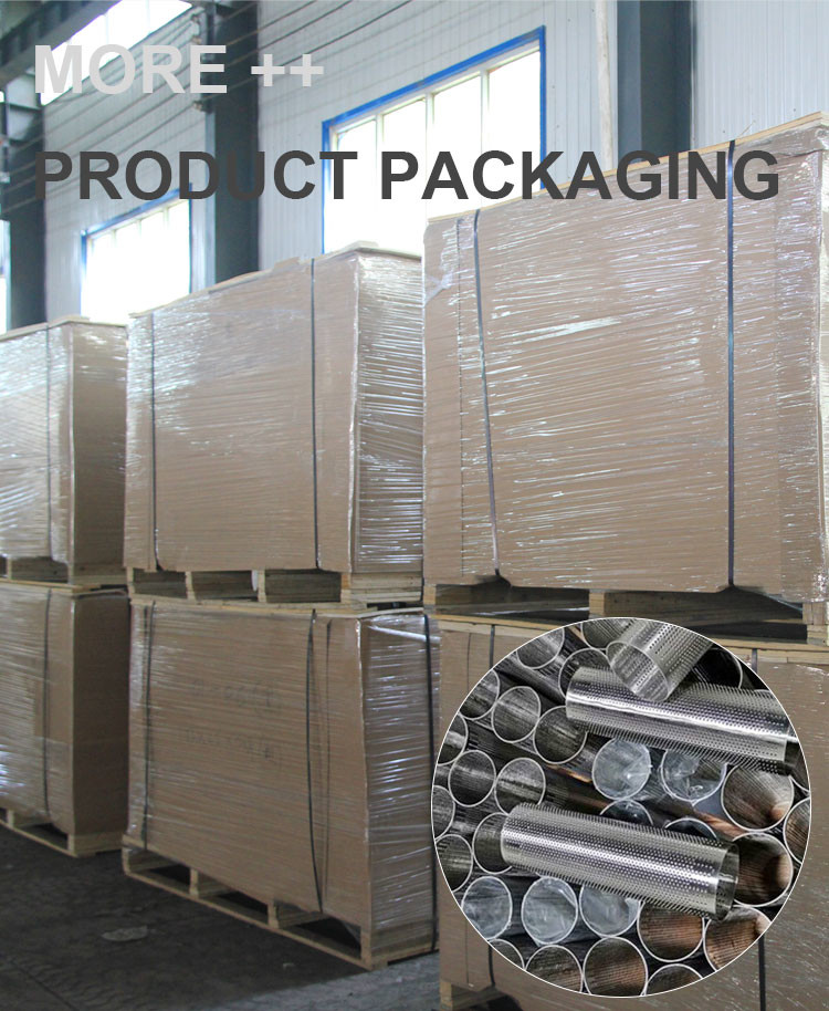 Customized Electrolytic Polishing Perforated Metal Pipe with Single or Double Punching Mesh and 0.5mm-20mm Hole Diameter