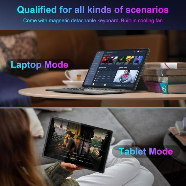 12 Inch 2K FHD IPS Quad Core N100 12GB 512GB Windows 11 Tablet Computer