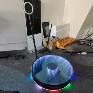 Wholesale Slow Motion Spinning LED 360 Photo Booth Automatic RGB Light Rotating from china suppliers