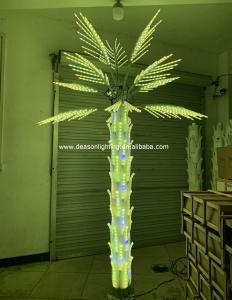 led color changing palm tree light