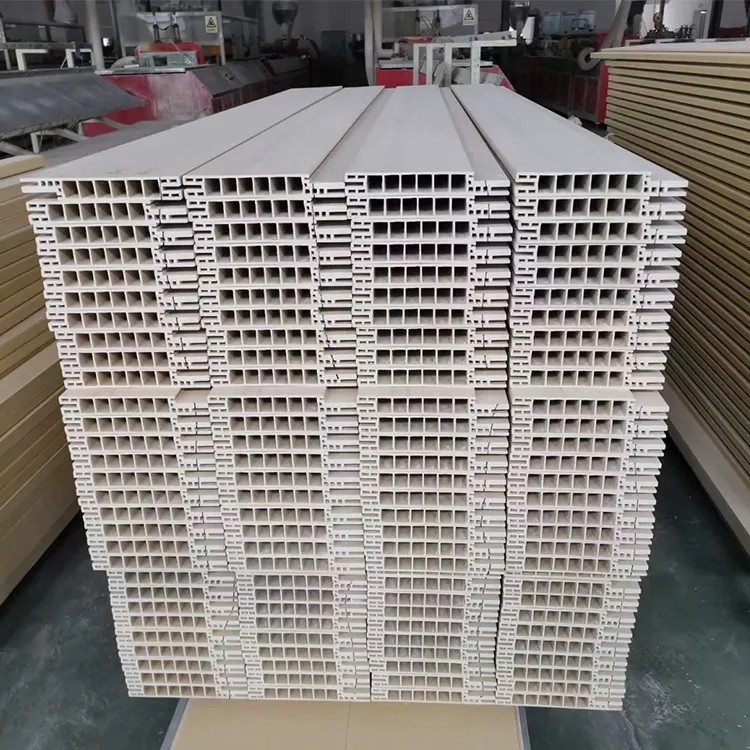 Custom Acoustic WPC Door Frame For Bathroom Formaldehyde Free 300mm Width