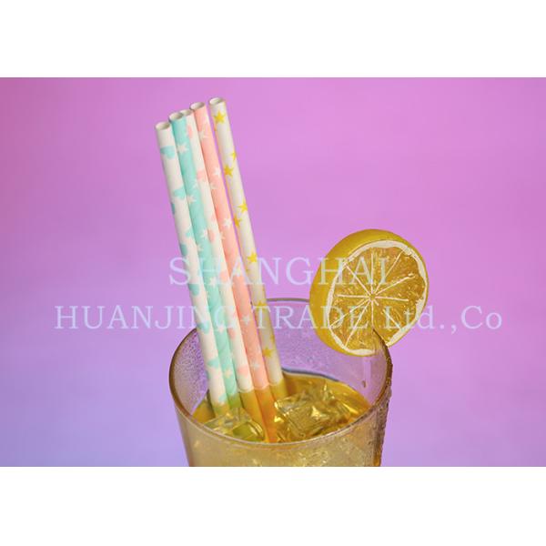 Customized Design Biodegradable Paper Drinking Straws Earth Friendly BPA Free