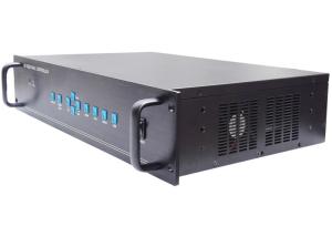 Black 1080P HDMI 1U LCD Video Wall Controller 1 Input 12 Output