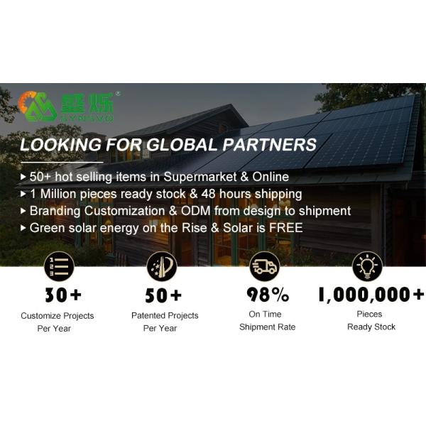 12.8V 10000mah Solar Power Bank Light Portable Rechargeable Hanging Camping LED