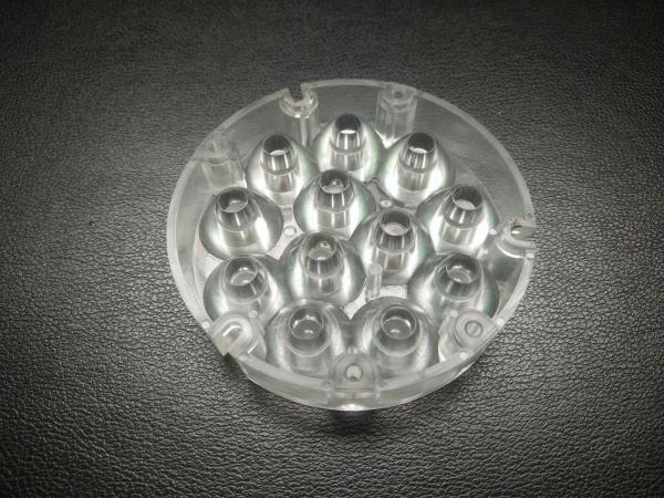 Quality Transparent Plastic Lens Injection Molding Parts / PMMA Injection Mold Maker for sale