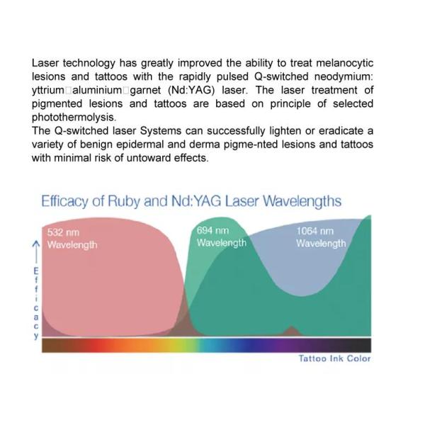 3 In 1 Q Switch ND Yag Laser Machine Tattoo Removal OEM ODM Services