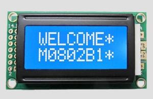 Wholesale 8*2 Character LCD Display Module Monochrome LCD Module Parallel Negative White 5v from china suppliers