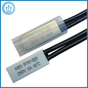 China KSD9700 Plastic Bimetal Temperature Switch AC125V Bimetal Thermostat Temperature Control on sale