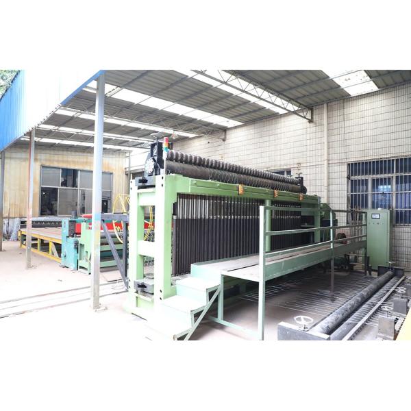 PLC Control 100*120mm Gabion Mesh Machine With Overload Protect Clutch 2.6mm Wire