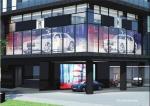 Advertisement Ultra Thin Transparent Led Screen / Glass Led Display 1/4 Scan