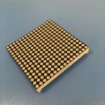 Face Color Yellow Segments Black Face Dot Matrix LED Display Module with Input
